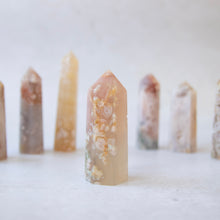 Load image into Gallery viewer, Flower Agate Towers Small