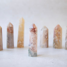 Load image into Gallery viewer, Flower Agate Towers Small