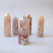 Load image into Gallery viewer, Flower Agate Tower Medium