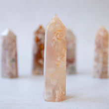 Load image into Gallery viewer, Flower Agate Tower Medium