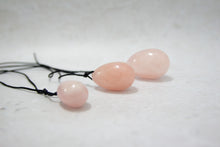 Load image into Gallery viewer, Rose Quartz Yoni Egg Set