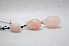 Load image into Gallery viewer, Rose Quartz Yoni Egg Set