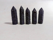 Load image into Gallery viewer, Black Lava Stone Tower