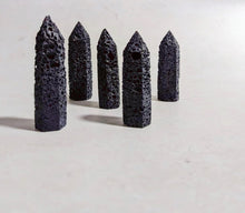 Load image into Gallery viewer, Black Lava Stone Tower