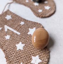 Load image into Gallery viewer, Crystal Hessian Advent Stockings