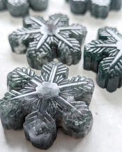 Load image into Gallery viewer, Moss Agate Snowflake