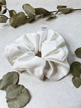 Load image into Gallery viewer, Oversized Matte Satin Crystal Scrunchie