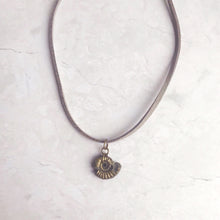 Load image into Gallery viewer, Pyritised Ammonite Necklace