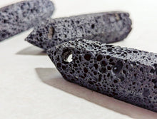 Load image into Gallery viewer, Black Lava Stone Tower