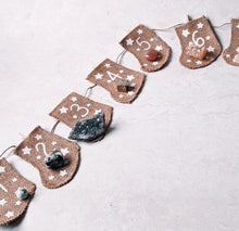 Load image into Gallery viewer, Crystal Hessian Advent Stockings