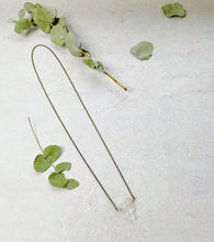 Load image into Gallery viewer, Long Clear Quartz Necklace