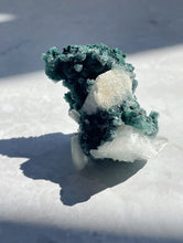 Load image into Gallery viewer, Black and Green Chalcedony with Apophyllite and Epistilbite