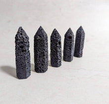 Load image into Gallery viewer, Black Lava Stone Tower