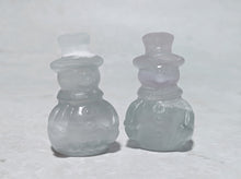 Load image into Gallery viewer, Lavender Fluorite Snowman