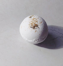 Load image into Gallery viewer, Geranium, Grapefruit and Vitamin E Oil Himalayan Salt Bath Bomb