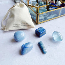 Load image into Gallery viewer, Throat Chakra Crystal Kit