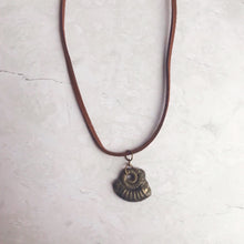 Load image into Gallery viewer, Pyritised Ammonite Necklace