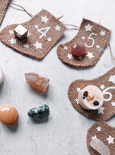 Load image into Gallery viewer, Crystal Hessian Advent Stockings