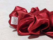 Load image into Gallery viewer, Satin Crystal Scrunchies