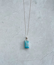 Load image into Gallery viewer, Stirling Silver Larimar Necklace
