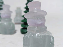 Load image into Gallery viewer, Lavender Fluorite Snowman