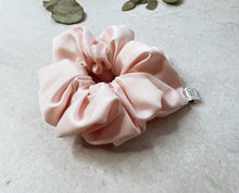 Load image into Gallery viewer, Oversized Matte Satin Crystal Scrunchie