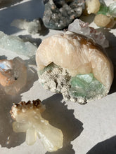 Load image into Gallery viewer, Stilbite with Green Apophyllite
