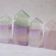 Load image into Gallery viewer, Lavender Fluorite Tower
