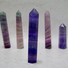 Load image into Gallery viewer, Rainbow Fluorite Towers
