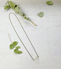Load image into Gallery viewer, Long Clear Quartz Necklace
