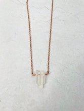 Load image into Gallery viewer, Long Clear Quartz Necklace
