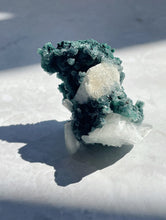 Load image into Gallery viewer, Black and Green Chalcedony with Apophyllite and Epistilbite
