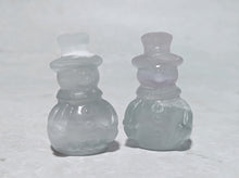 Load image into Gallery viewer, Lavender Fluorite Snowman
