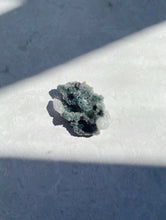 Load image into Gallery viewer, Black and Green Chalcedony with Apophyllite
