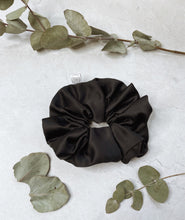 Load image into Gallery viewer, Oversized Matte Satin Crystal Scrunchie
