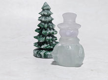 Load image into Gallery viewer, Lavender Fluorite Snowman
