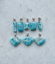 Load image into Gallery viewer, Stirling Silver Larimar Necklace
